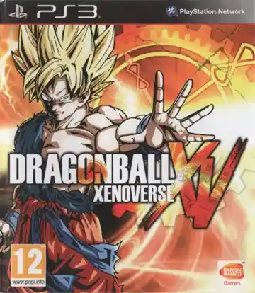 Dragon Ball Xenoverse (USA) (v1.08) (Disc) (Update) box cover front